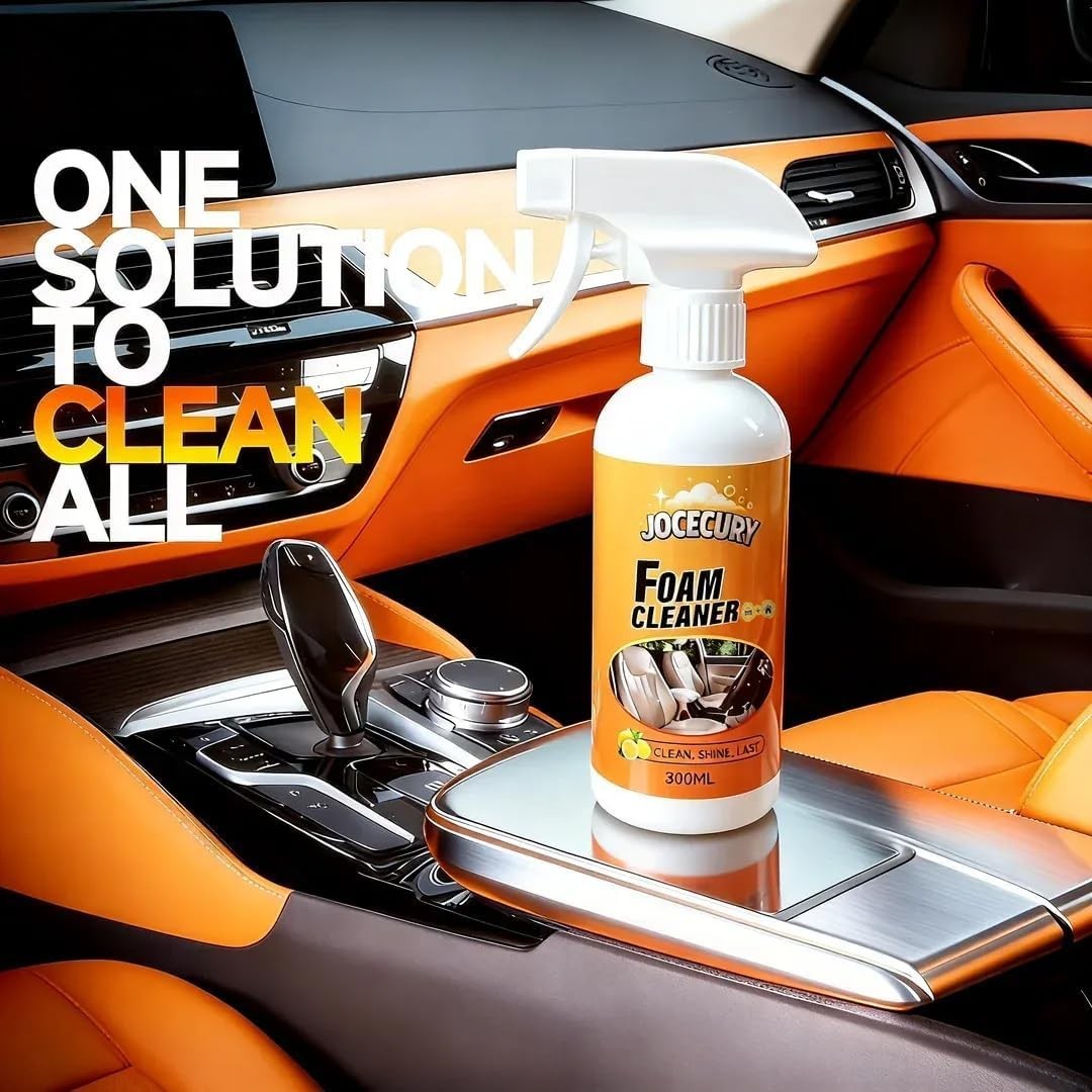 2Pcs Multi-Purpose Foam Cleaner, 600ML Car Interior Cleaner for Leather Seats…