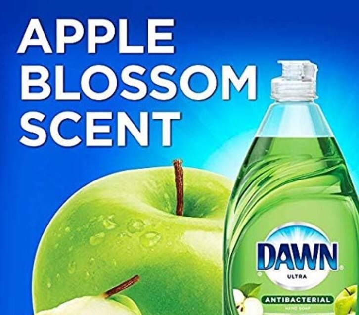Dawn Ultra Dish Liquid Soap, Anti- Bacterial Apple Blossom Scent, 7.5 Fluid Ounc