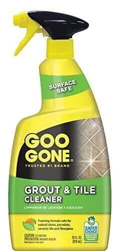 Goo Gone Grout & Tile Cleaner – 28 Ounce – Removes Tough Stains Dirt