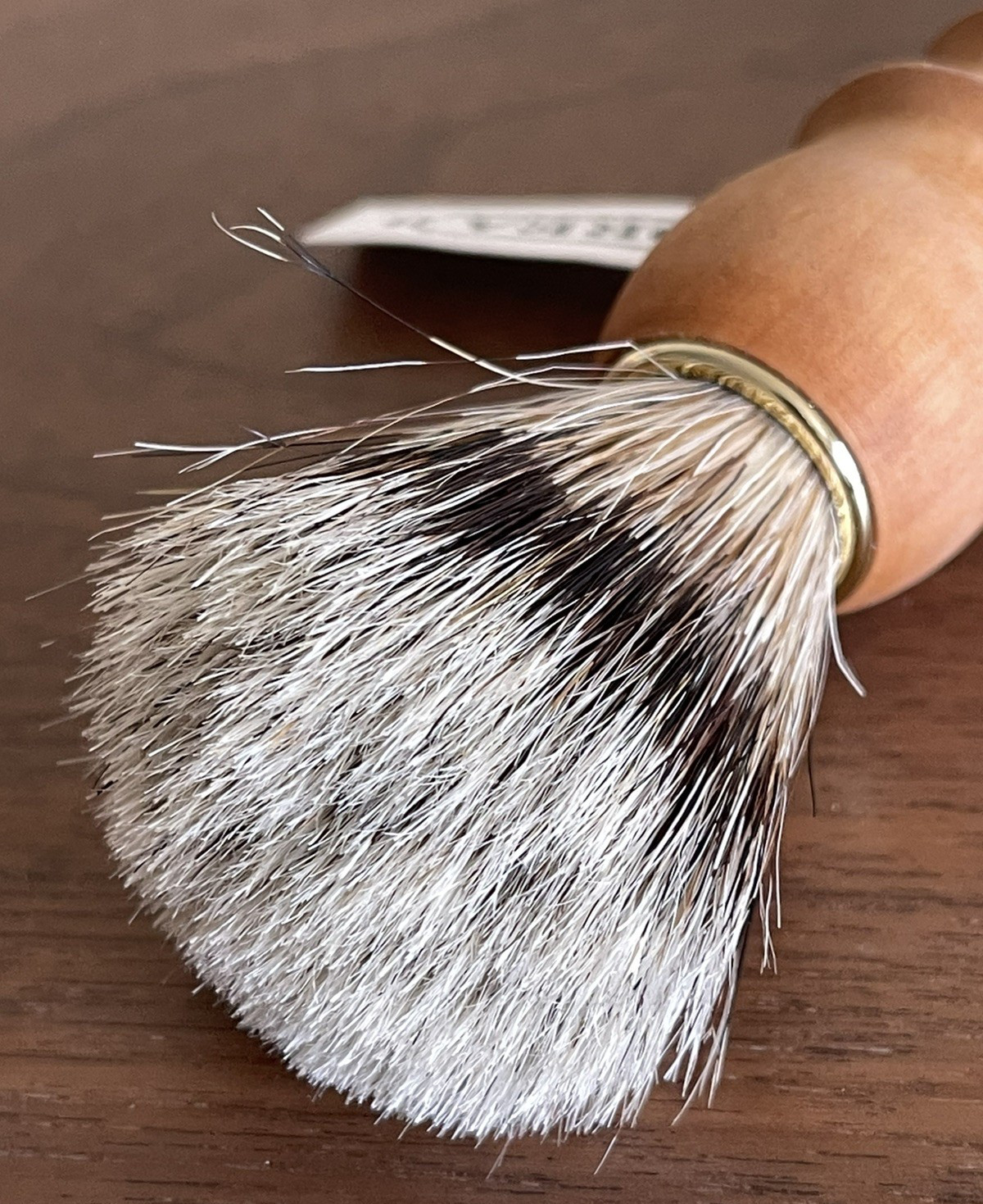 Double Dust Brush Oiled Beechwood Handle Goat Hair & Pig Bristle Brush Caldrea