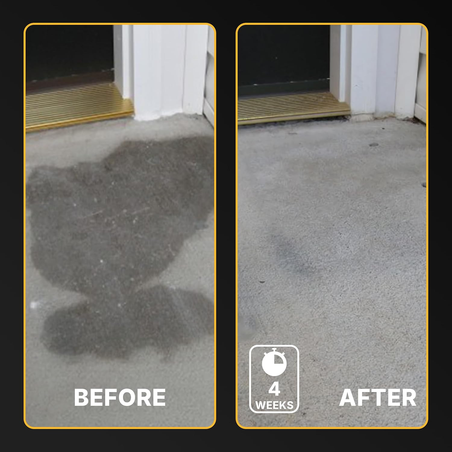 EXIMO Waterless Concrete Cleaner & Oil Stain Remover – 3 Lb Natural Powder