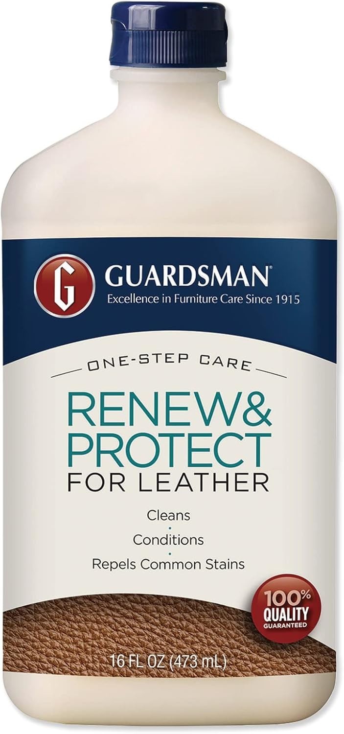 16 oz Guardsman Renew & Protect Leather Cleaner, Conditioner, and ⭐️⭐️⭐️⭐️⭐️