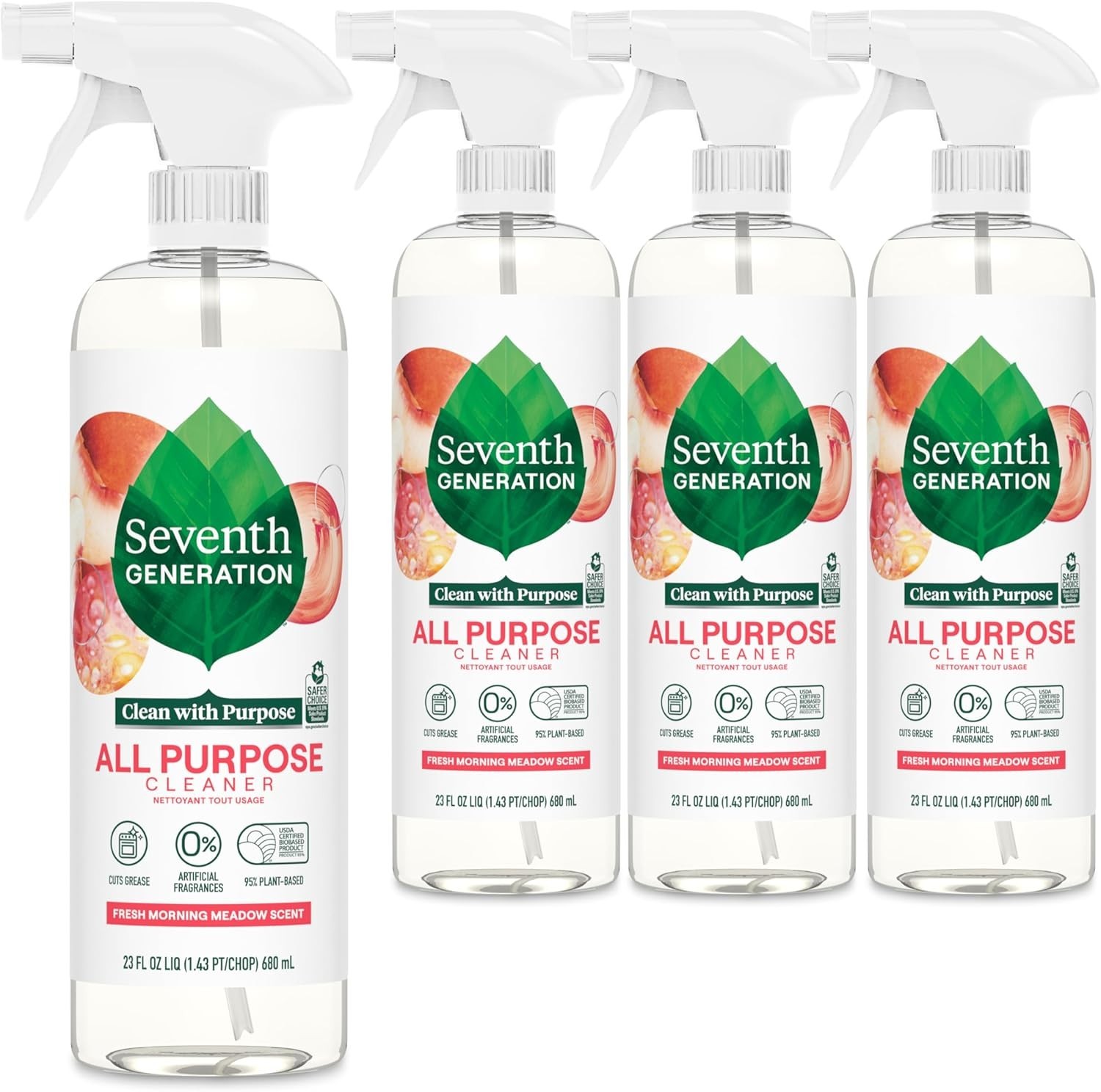 All-Natural All Purpose Cleaner – Fresh Morning Meadow Scent, Biobased Formula