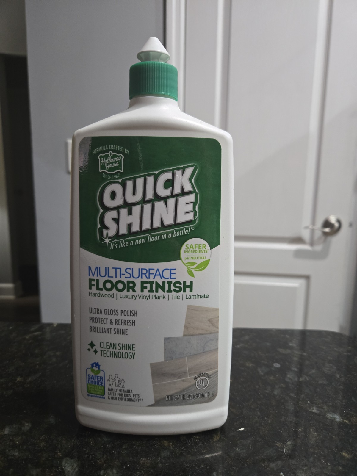 Set Of 3 QUICK SHINE Floor Polish Finish Covers 1,150 sf each 27 oz. NEW