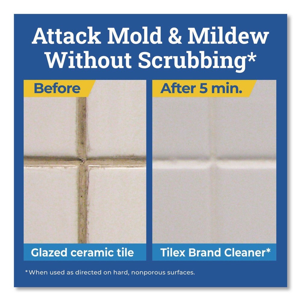 Tilex 35605 128 oz. Disinfects Instant Mold & Mildew Remover Refill (4/CT) New