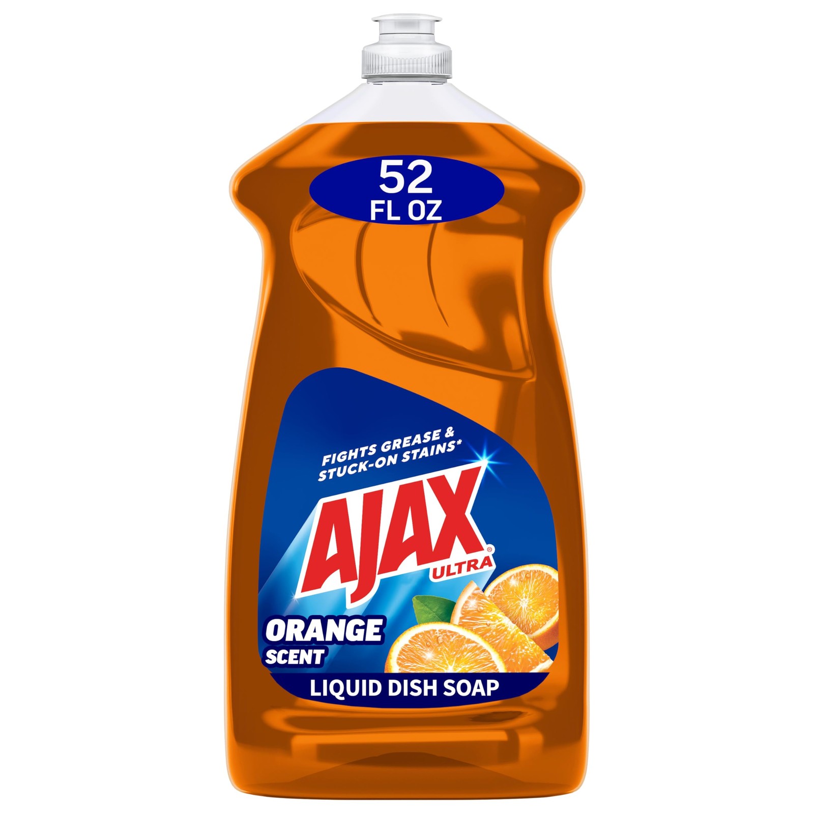 Ultra Liquid Dish Soap Orange Scent,Triple Action, Mess-Free, Easy-Flip Cap, …