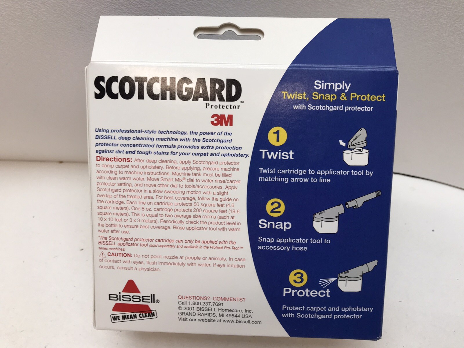 3M Bissell 8oz Scotchgard Carpet Upholstery Protector Refill – 200 Sq/Ft -NEW