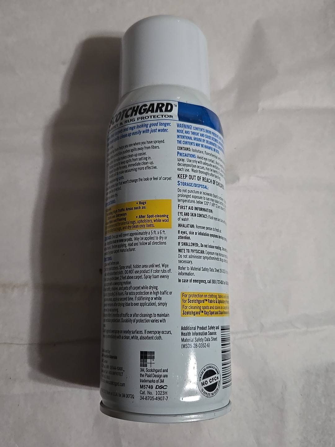 NEW Scotchgard Carpet & Rug Protector Triple Action Original Formula By 3M 14oz