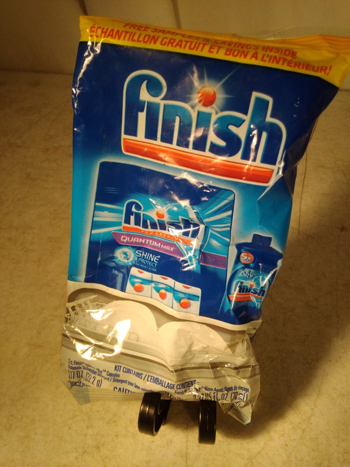 2 Ct Finish Quantum Max Capsules Automatic Dishwasher Detergent Jet Dry Rinse Ag