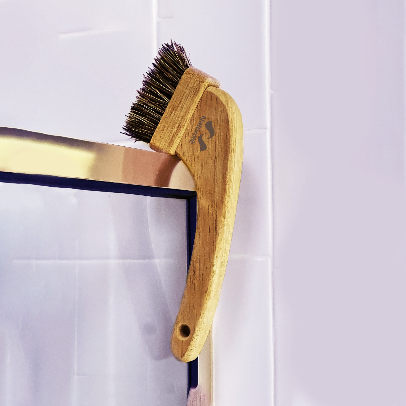 Naturolic All-Natural Grout Brush Set | Pack of 2