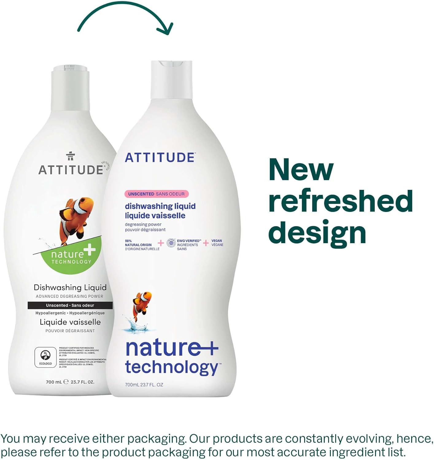 Dishwashing Liquid, EWG Verified, Vegan Dish Soap, Plant Based, Naturally Derive