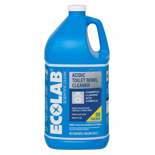 1 Gal. Acidic Toilet Bowl Cleaner and Limescale Remover for Bathroom Toilets and