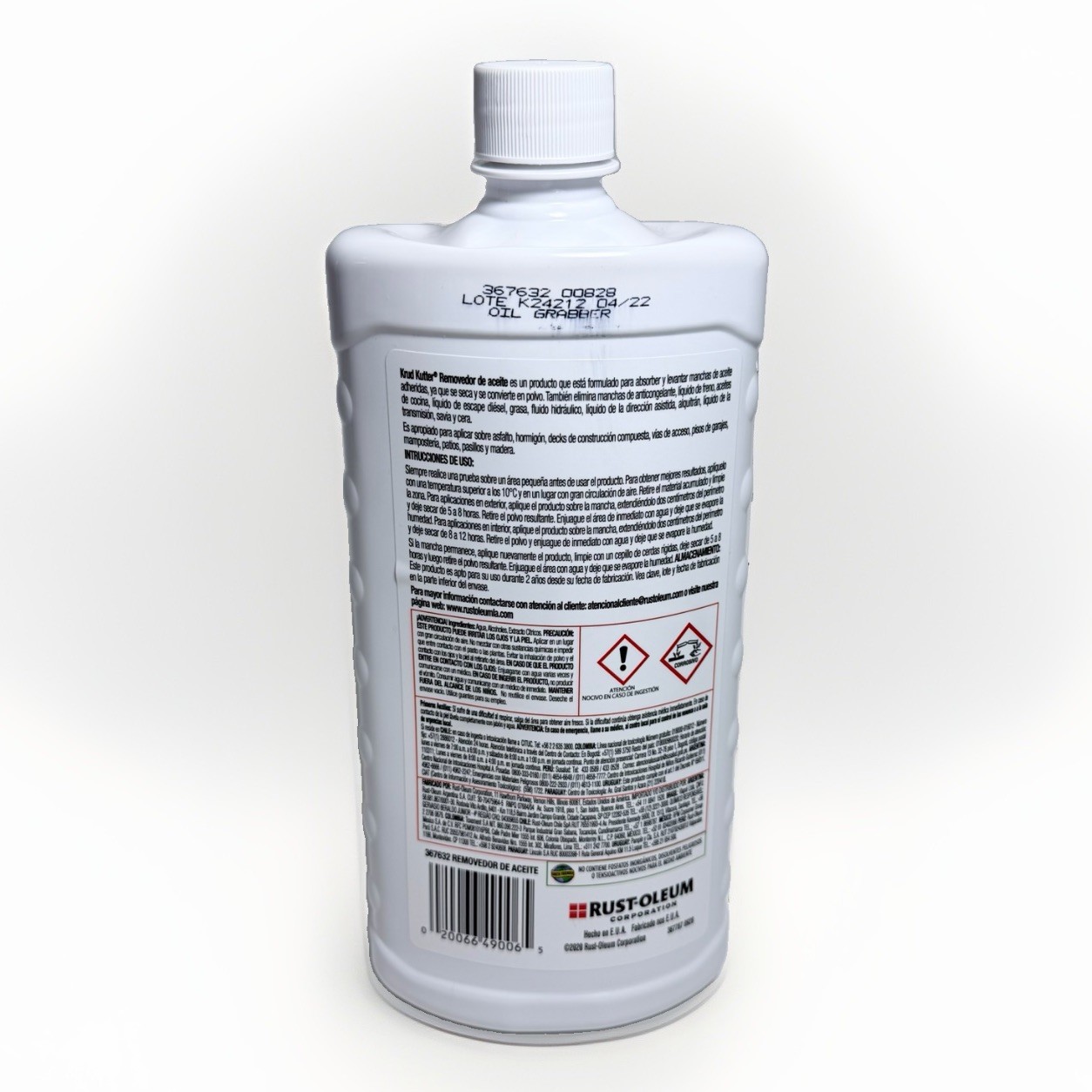 Krud Kutter Oil Grabber Stain Remover Absorbs Lifts Stains Biodegradable 32oz