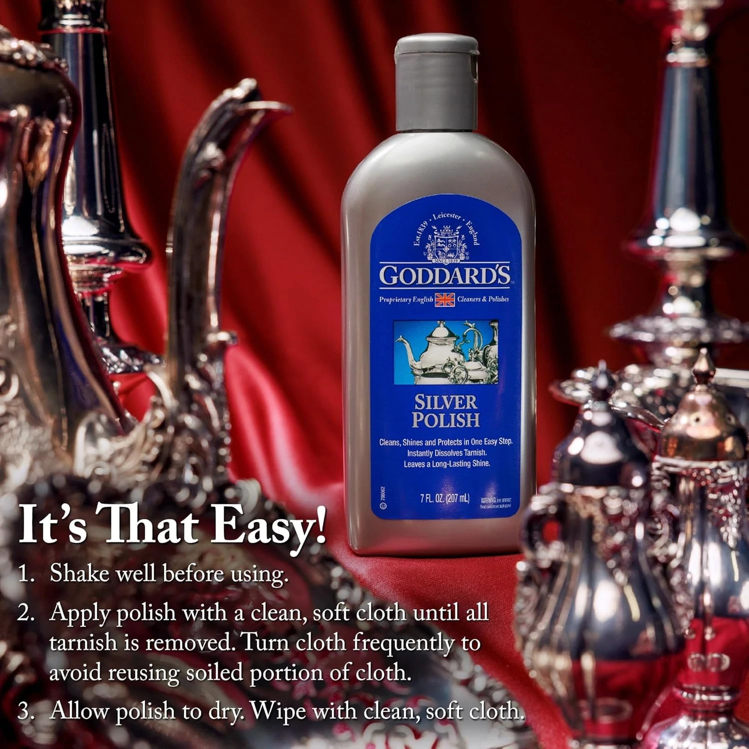 Goddards Silver Polish Cleaner for Sterling Silver 7 oz