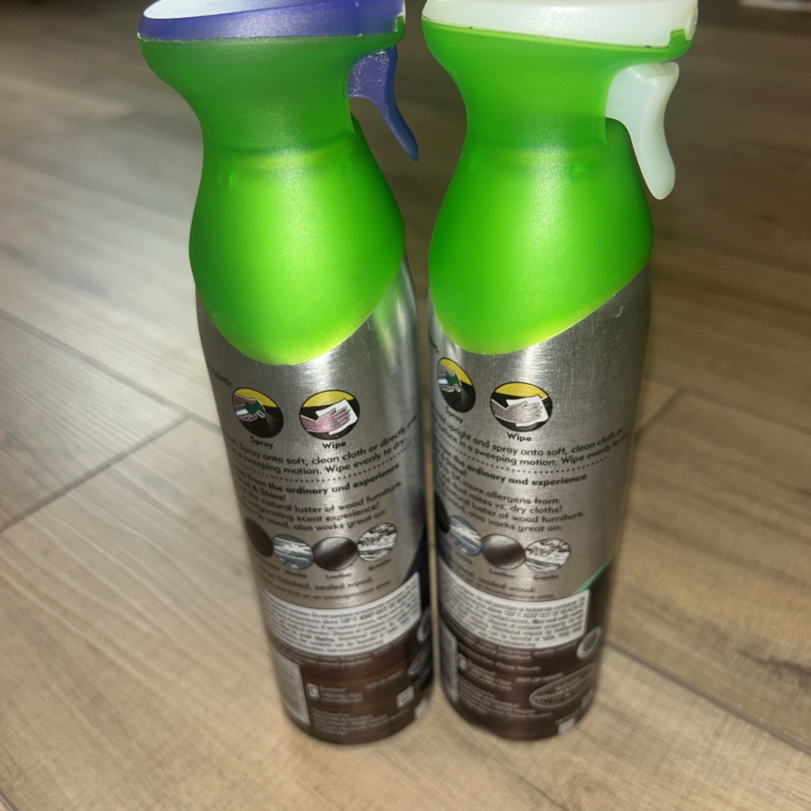 2 Swiffer Dust & Shine Furniture Febreze Lavender Vanilla Comfort Citrus & Light