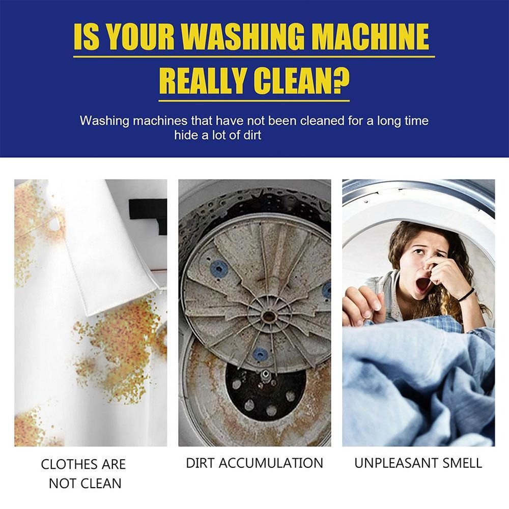 12/24pcs Washing Machine Cleaner Descaler Deep Cleaning Tablets Efficient