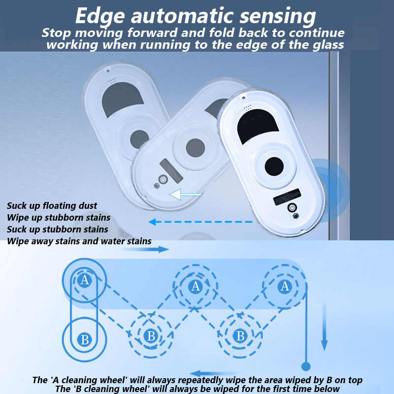 220V/110V Cleaning Machine Automatic Remote Control Smart Window Cleaner Robot