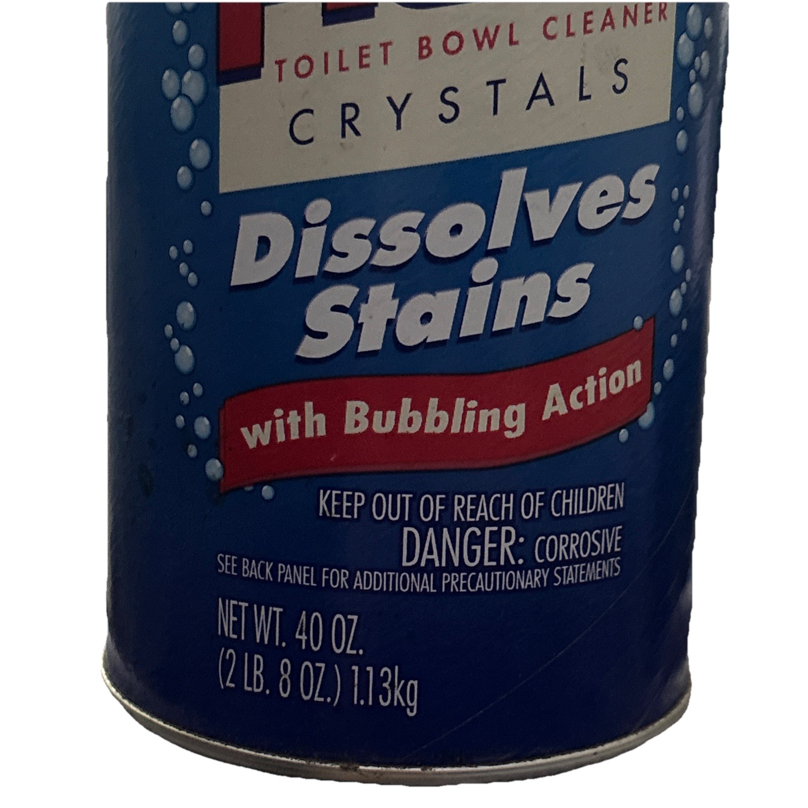 NOS Vintage Sani-Flush Toilet Bowl Cleaner Crystals 40 Oz Unopened 1996 Can