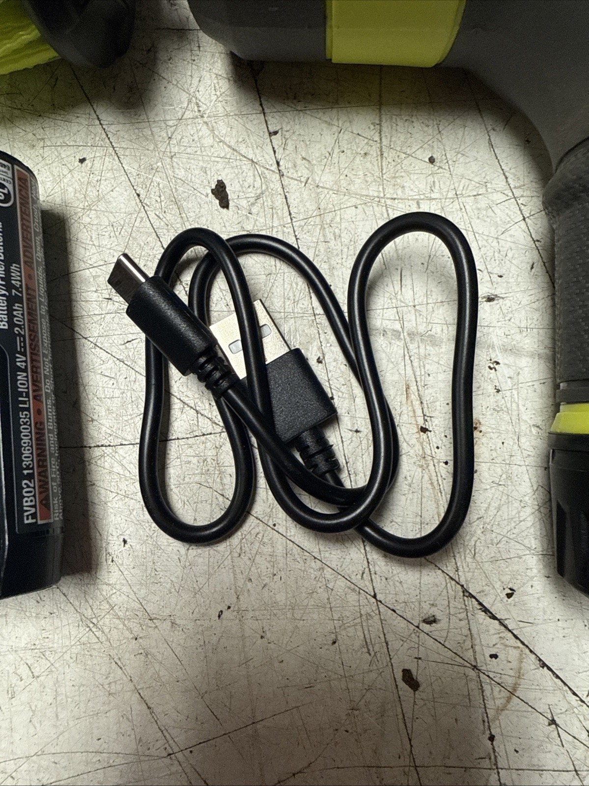 Ryobi FVG51 4V Compact Scrubber Kit With Battery And Charger