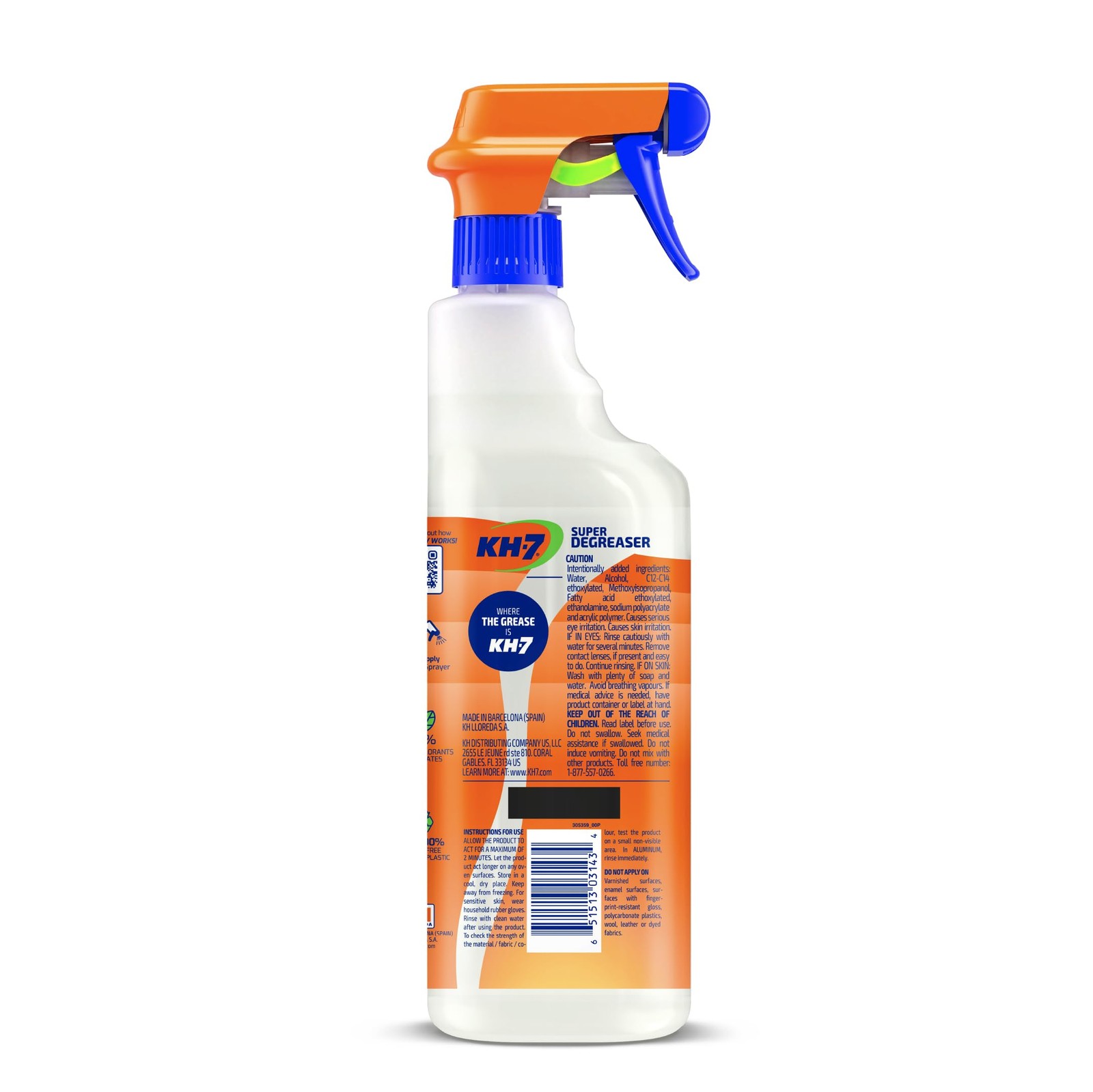 KH-7 Super Degreaser Multipurpose Cleaning Spray: The Heavy Duty All Purpose …