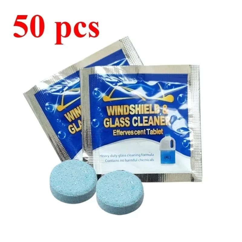 Car Windshield Washer Tablets Concentrated Effervescent Wiper Fluid Glass Cleane
