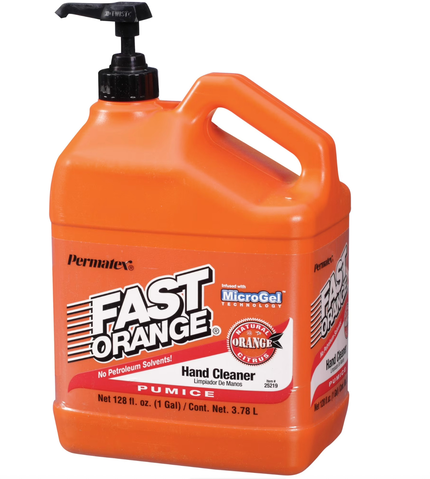 2 Pack Permatex Fast Orange Pumice Hand Cleaner 1 Gal Heavy Duty Cleaner