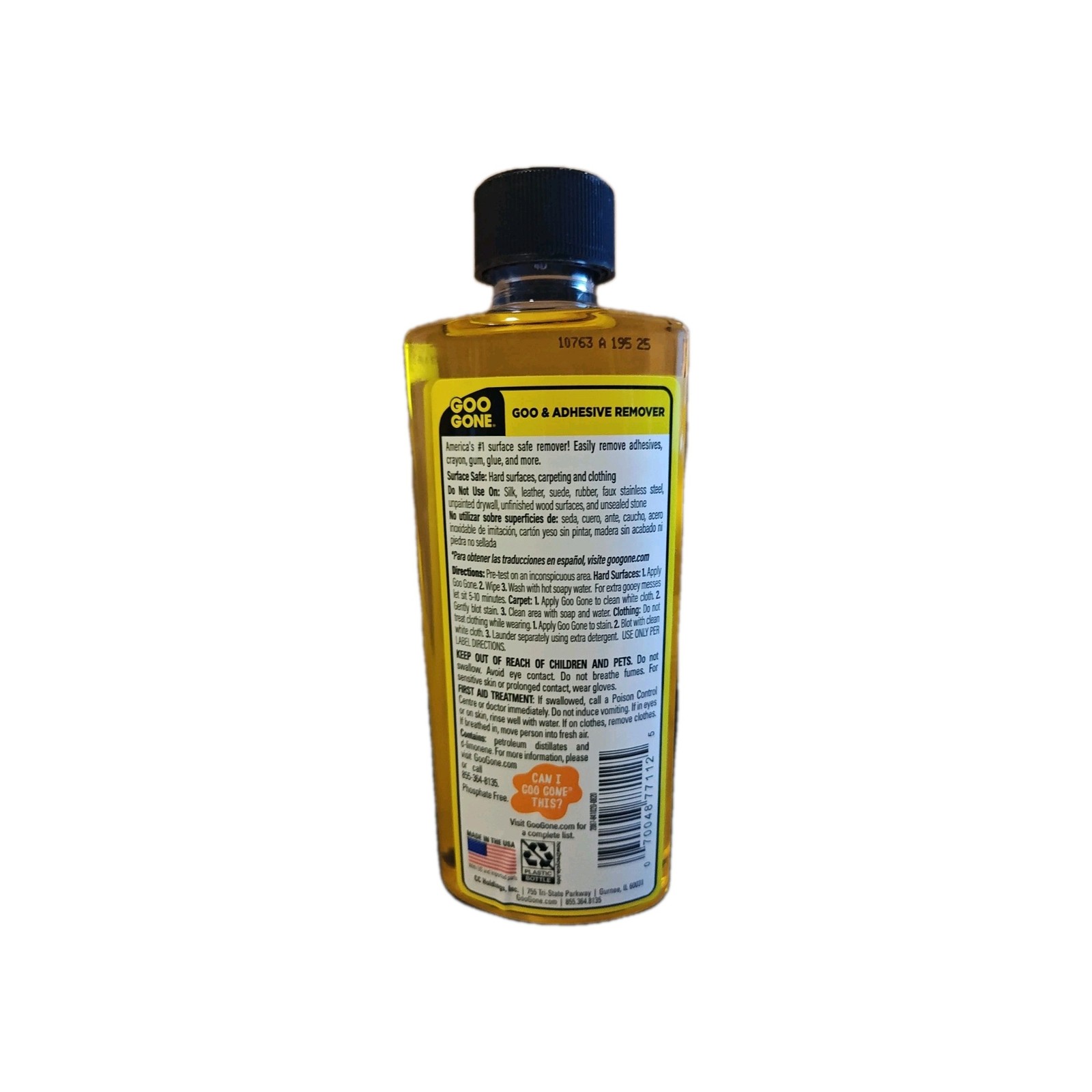 Lot Of 4 Goo Gone Goo And Adhesive Remover, 8 fl oz each