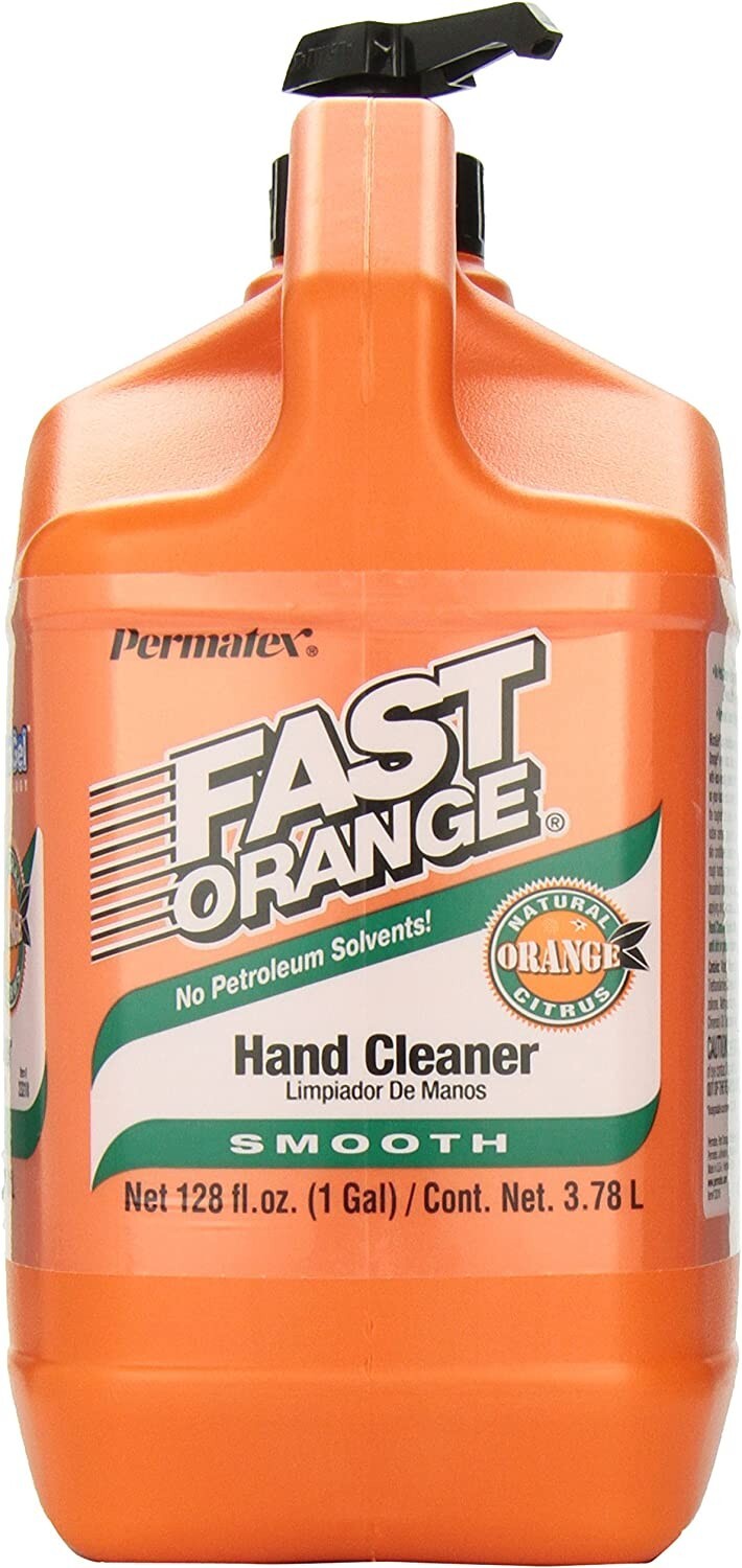 Permatex 23218 Fast Orange Smooth Lotion Hand Cleaner with Pump 1 Gallon