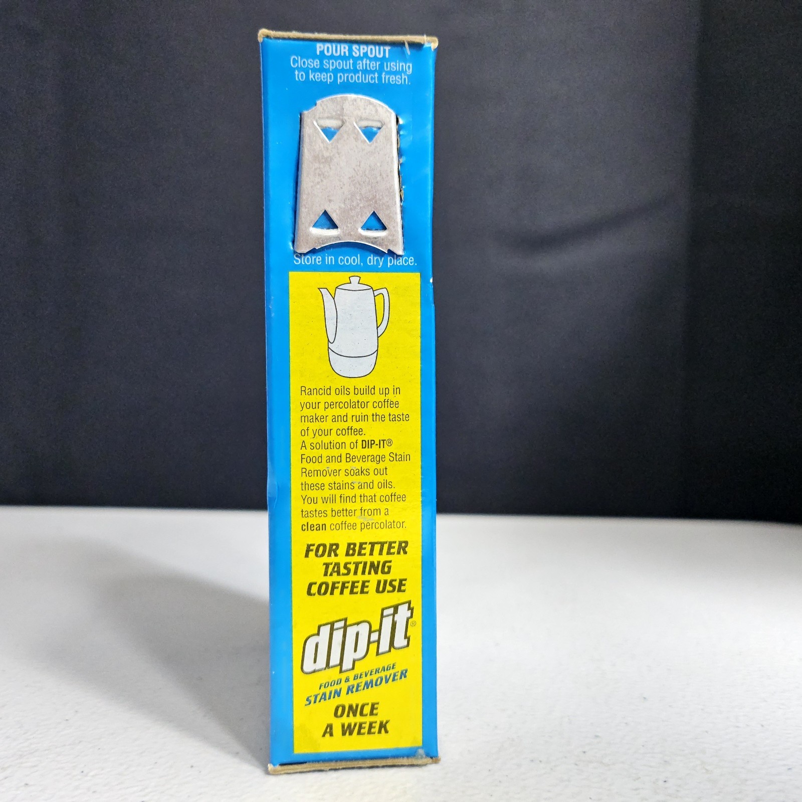 READ!!! (1) dip-it – Food & Beverage Stain Remover Powder, 5oz, HARD POWDER