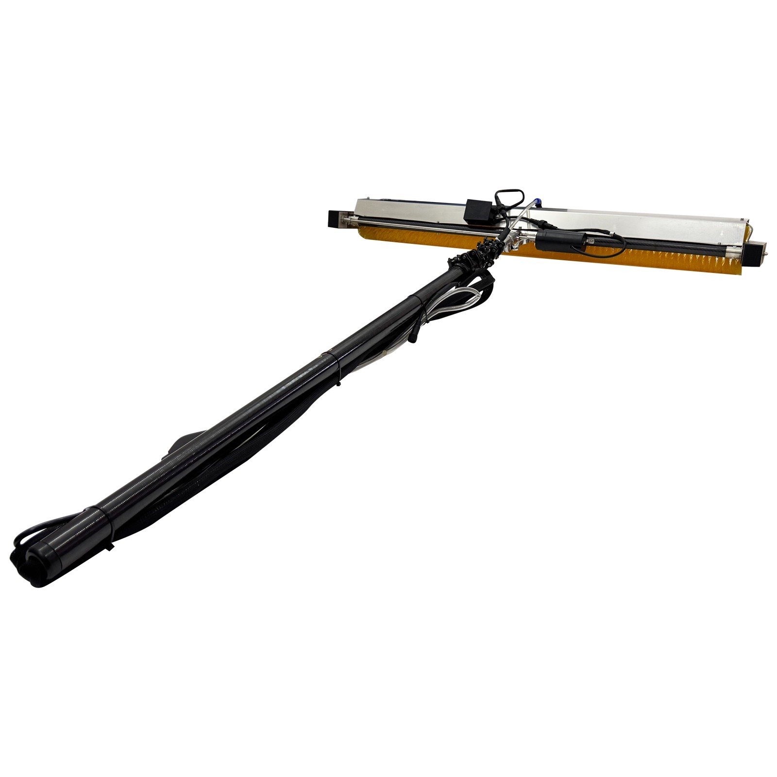 16.4ft Automatic Solar Panel Cleaner High-Efficiency Scrubbing Roller Brush 110V