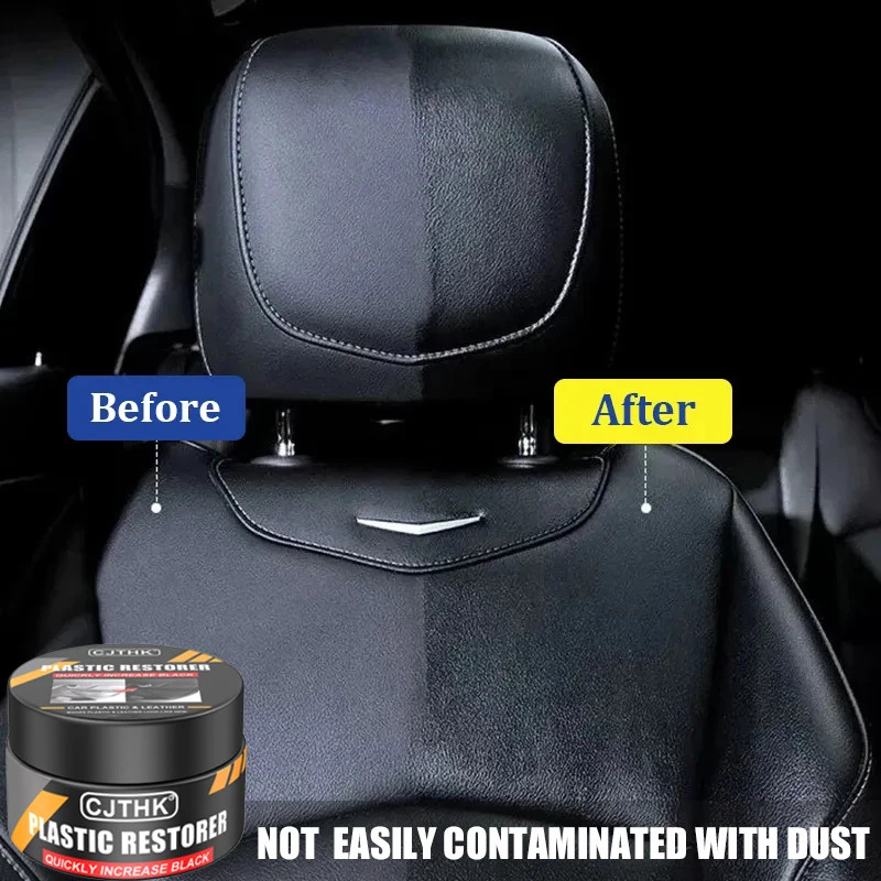 Car Plastic Restorer Back To Black Gloss Auto Interior Leather & Panel Renewal W