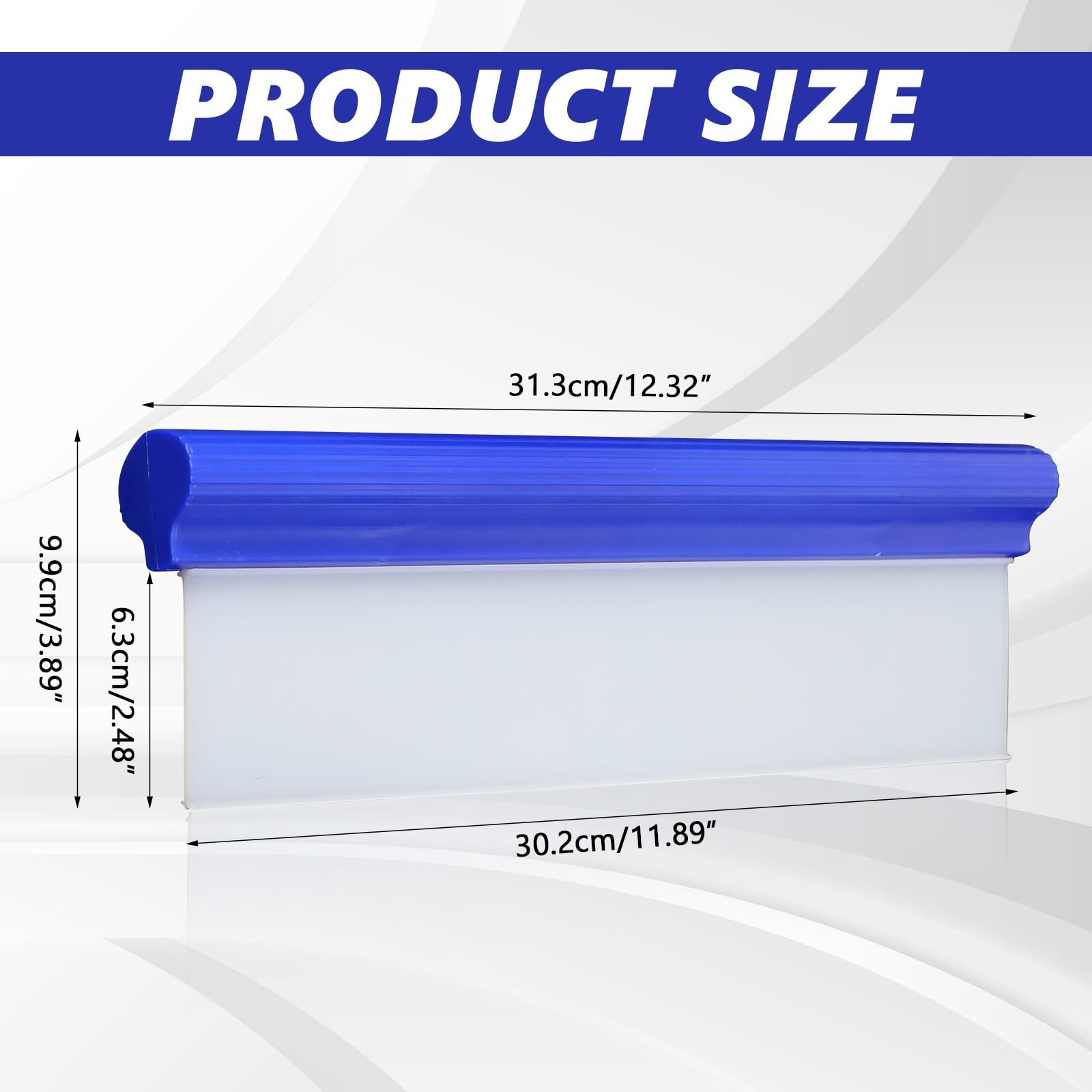 12 Inch Automotive Wiper Squeegee Silicone Water Blade Car Handheld Squeegee