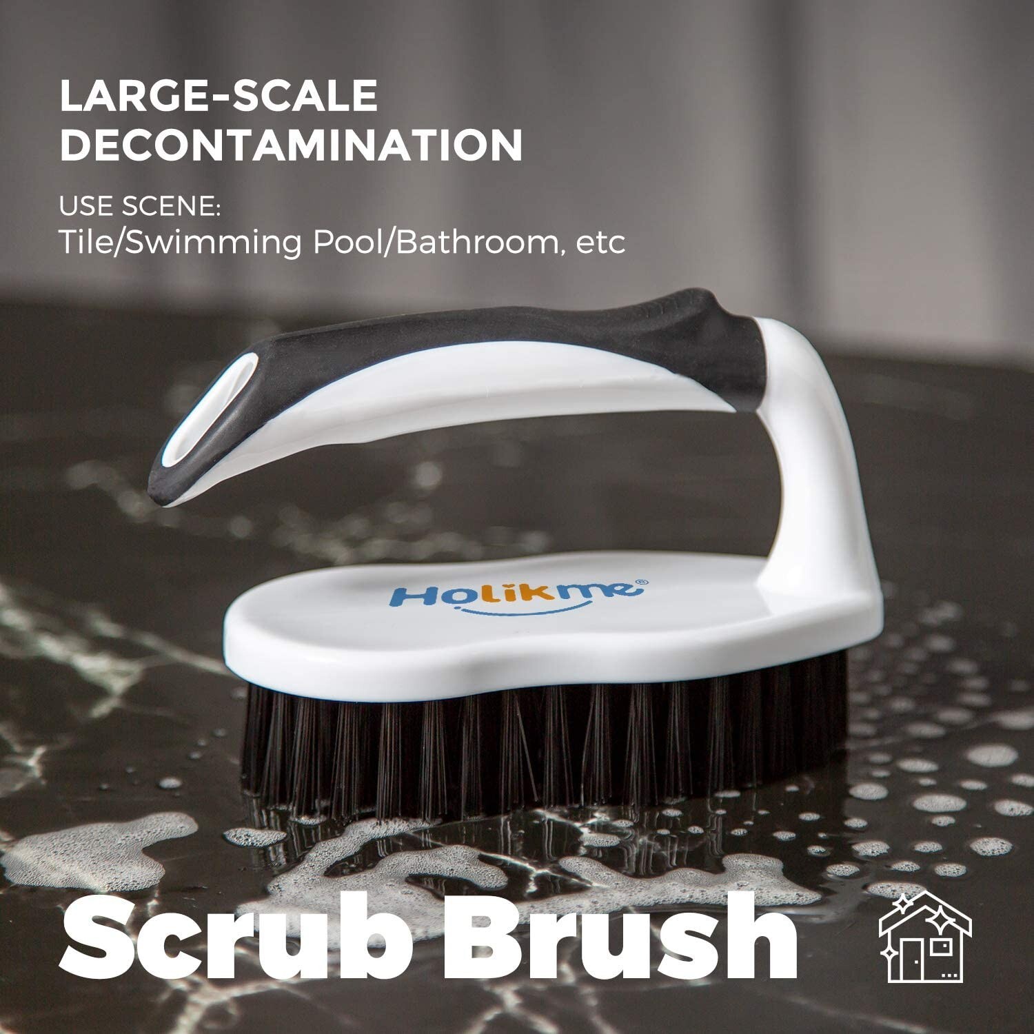 Holikme 5 Pack Deep Cleaning Brush Set, Scrub Brush Grout and Corner