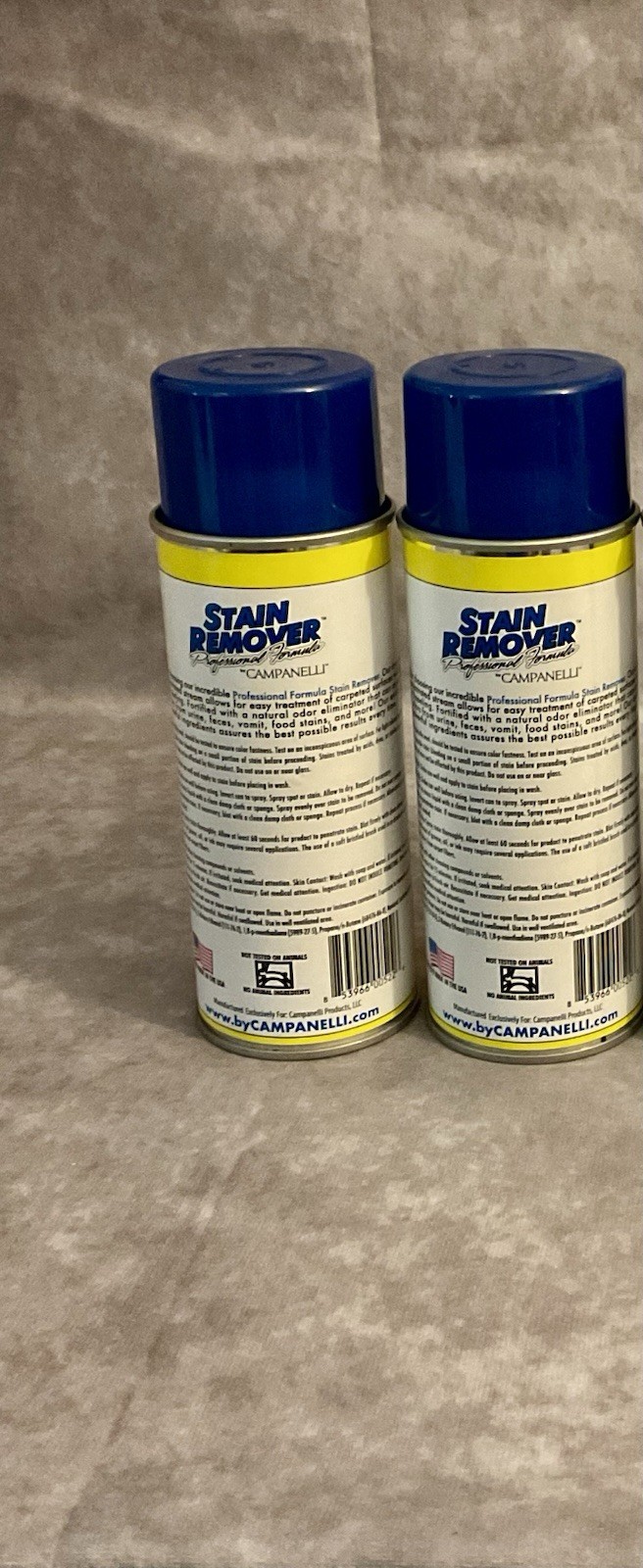 CAMPANELLI STAIN REMOVER PROFESSIONAL FORMULA 15 OZ SPRAY LOT OF 2