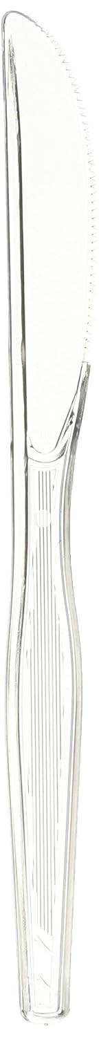 Dixie – B008X61YAI KH017 Clear Heavy-Weight Plastic Knife – 1000 / CS