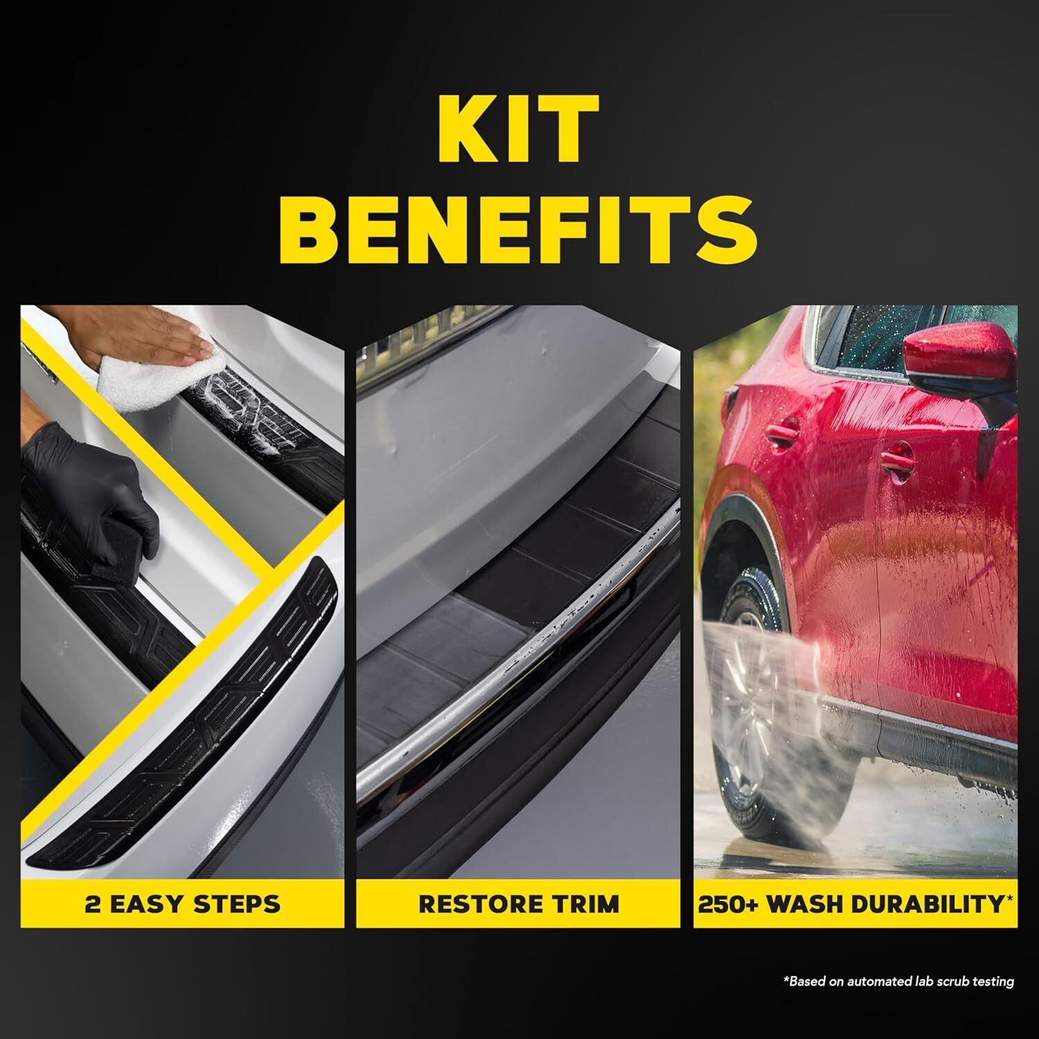 Meguiar’s G250100 Heavy Duty Trim Restoration Kit – Includes a Cleaning Solution