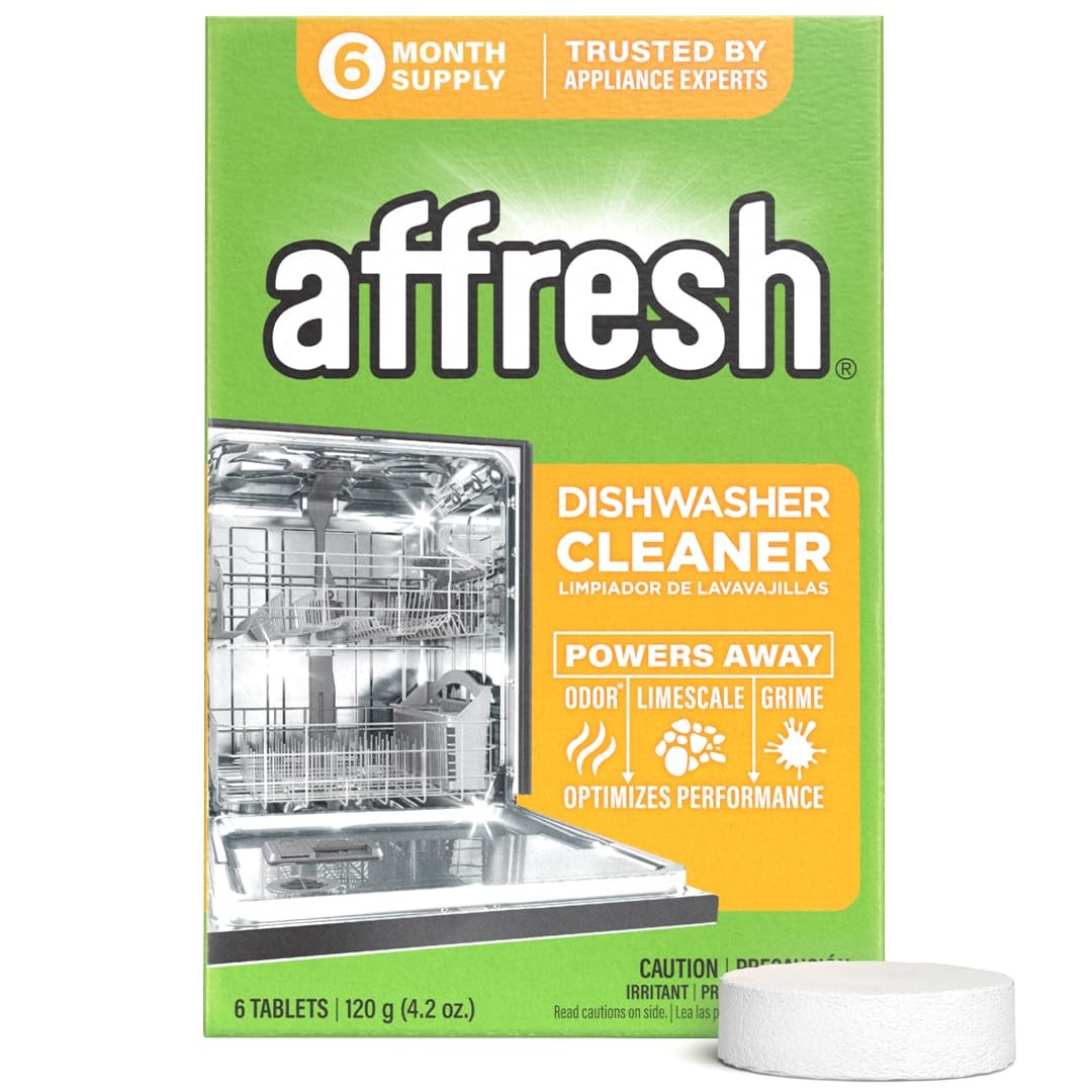 Affresh Dishwasher Cleaner, Helps Power Away Odor Causing Bacteria, Limescale