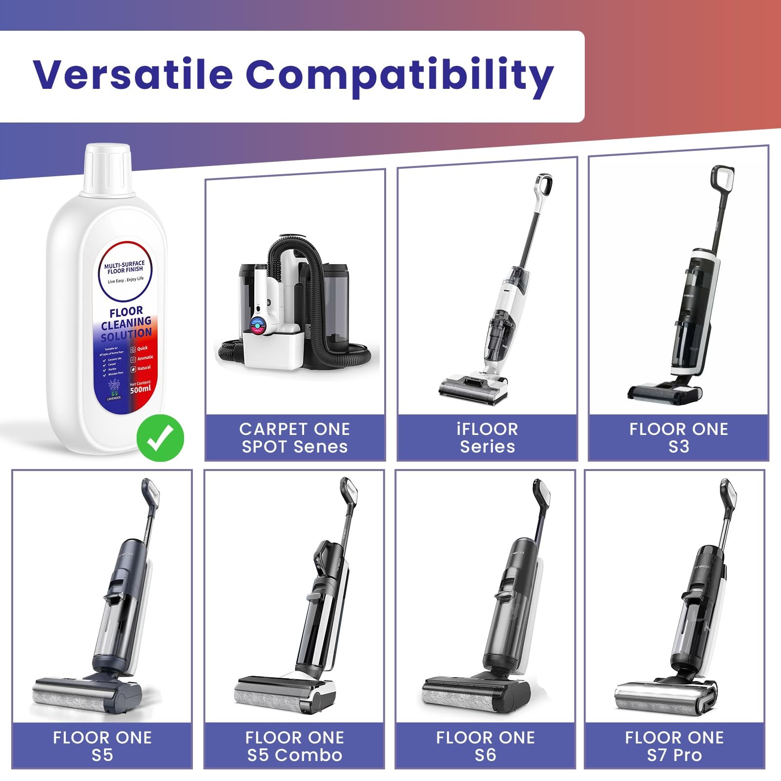 Floor Cleaning Solution with Tineco/Roborock, Deep Cleans of Multiple Hard Fl…
