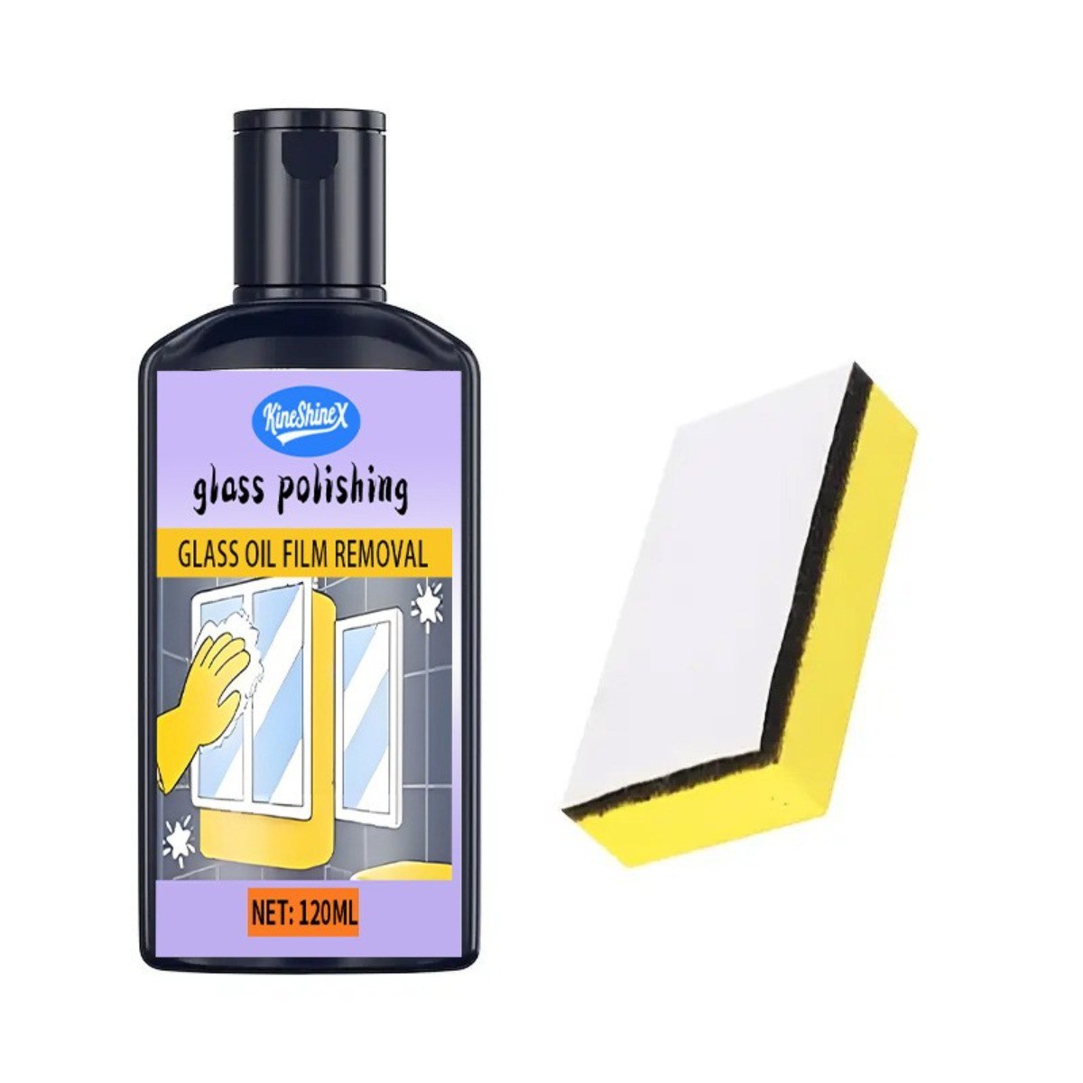 Bathroom Glass Cleaner – Hard Water Stain Remover Paste – 300ml