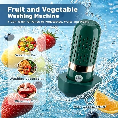 Produce Cleaner – Portable OH-ion Fruit & Vegetable Washer, Deep Cleans Produce,