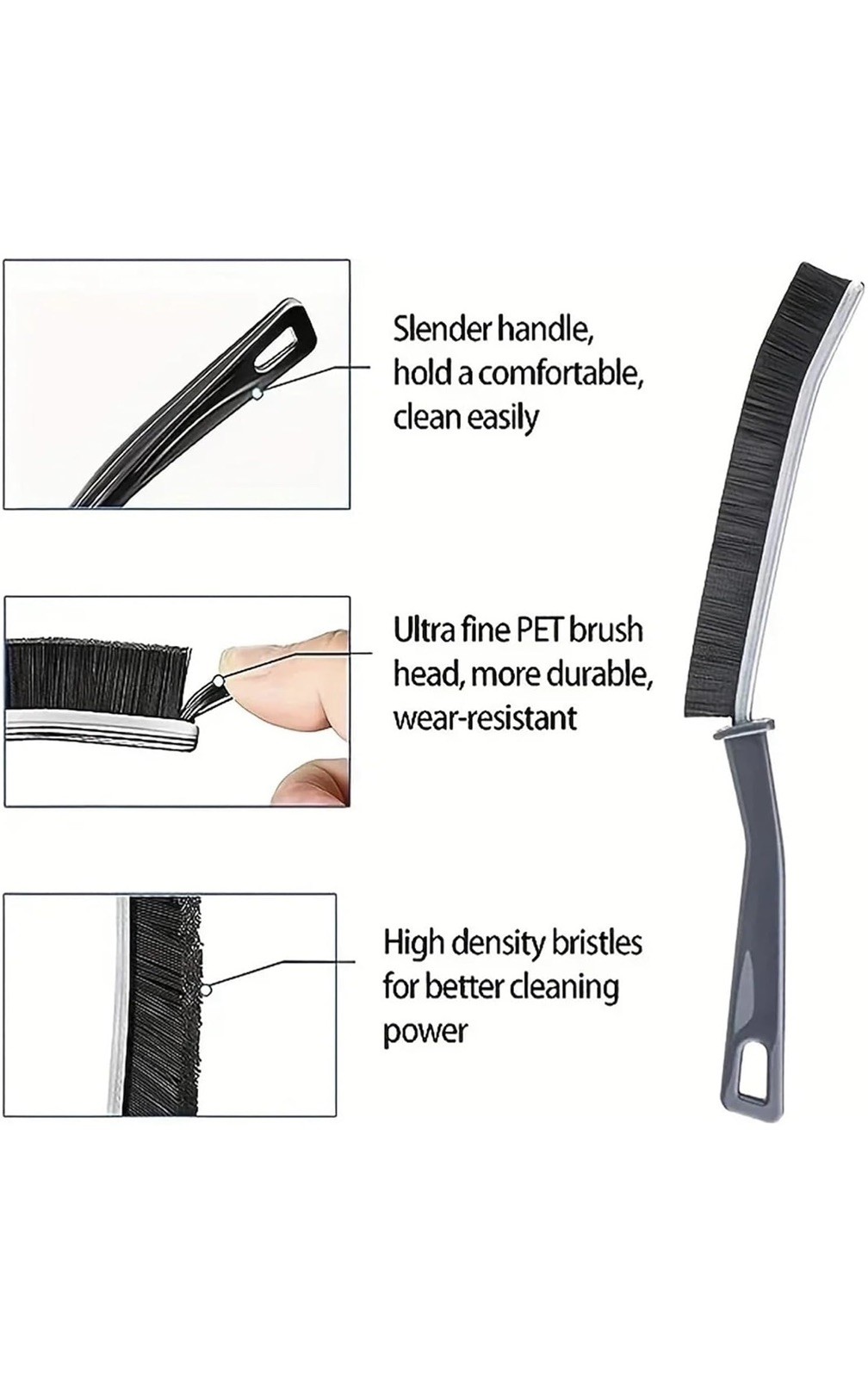 2pc Deep Cleaning Brushes for Small Gaps Multi-functional