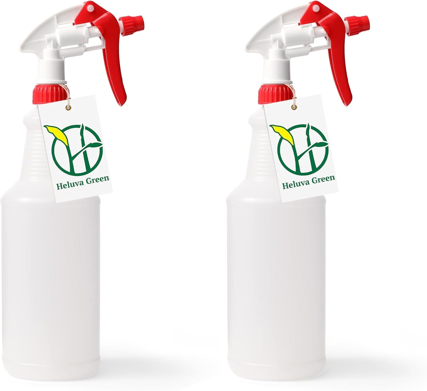 Heavy Duty Gardening 32oz Spray Bottles for Cleaning Adjustable Nozzle 2 Pack