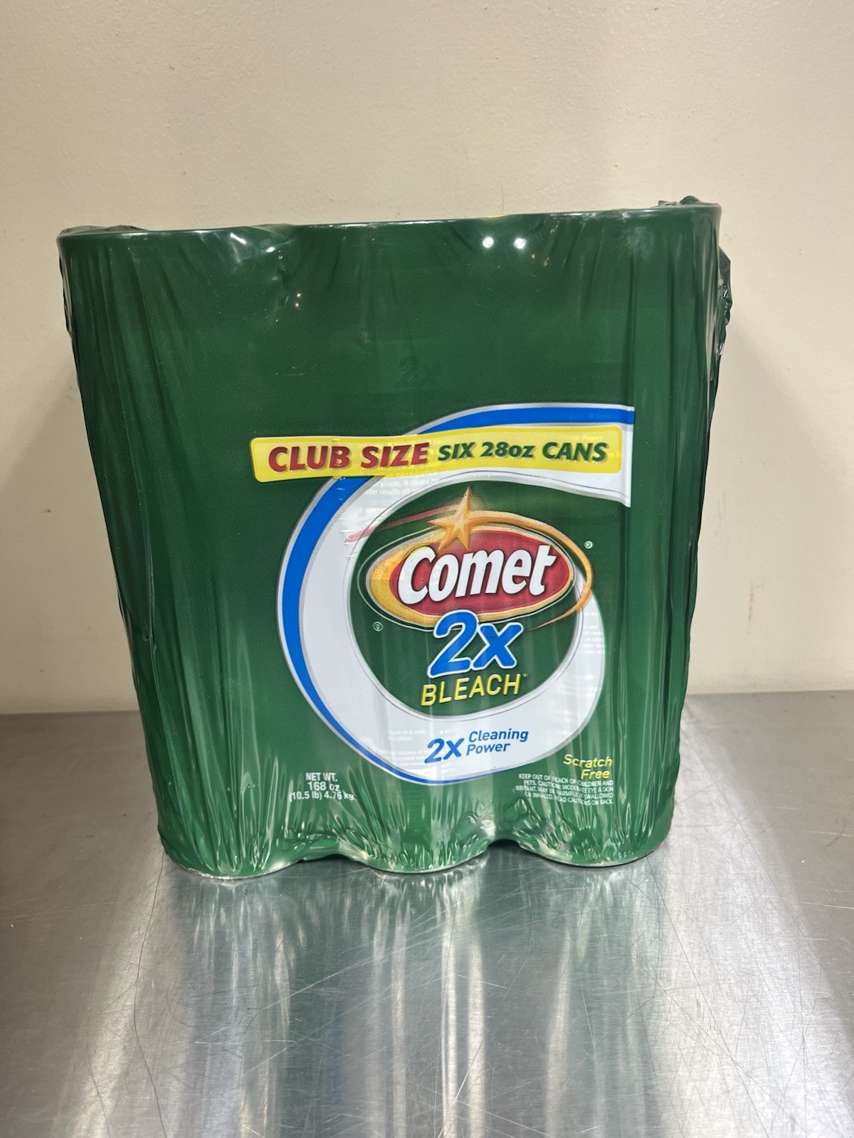 Free Shipping! Comet 2X Bleach Powder Cleanser 28oz – 6 Pack