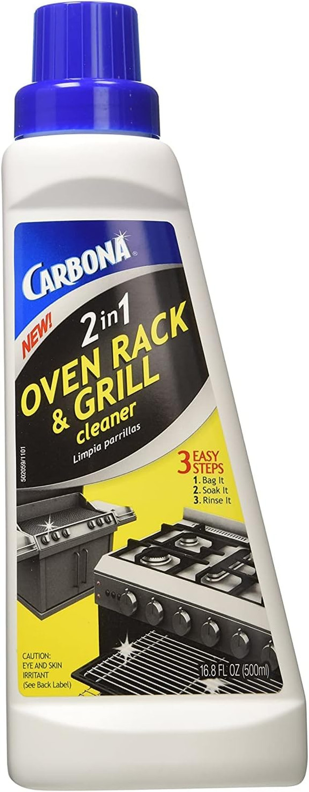 2-In-1 Oven Rack and Grill Cleaner 16.8 Oz – Powerful Formula