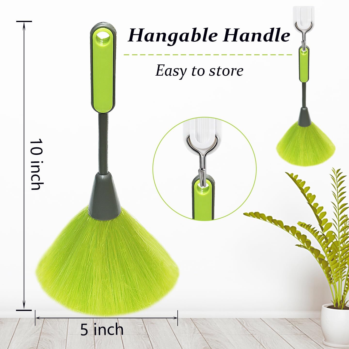 4 Pack 10″ Small Microfiber Duster, Delicate Fluffy Microfiber Feather Duster…