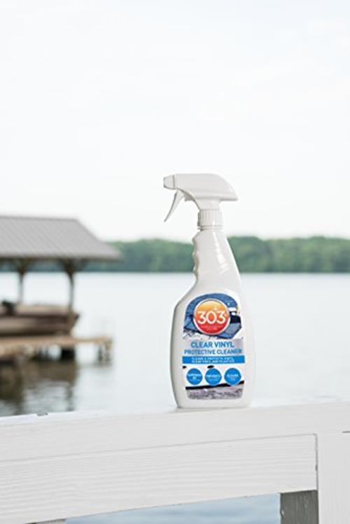 303 Products Marine Clear Protective Cleaner – Cleans and Protects Vinyl and