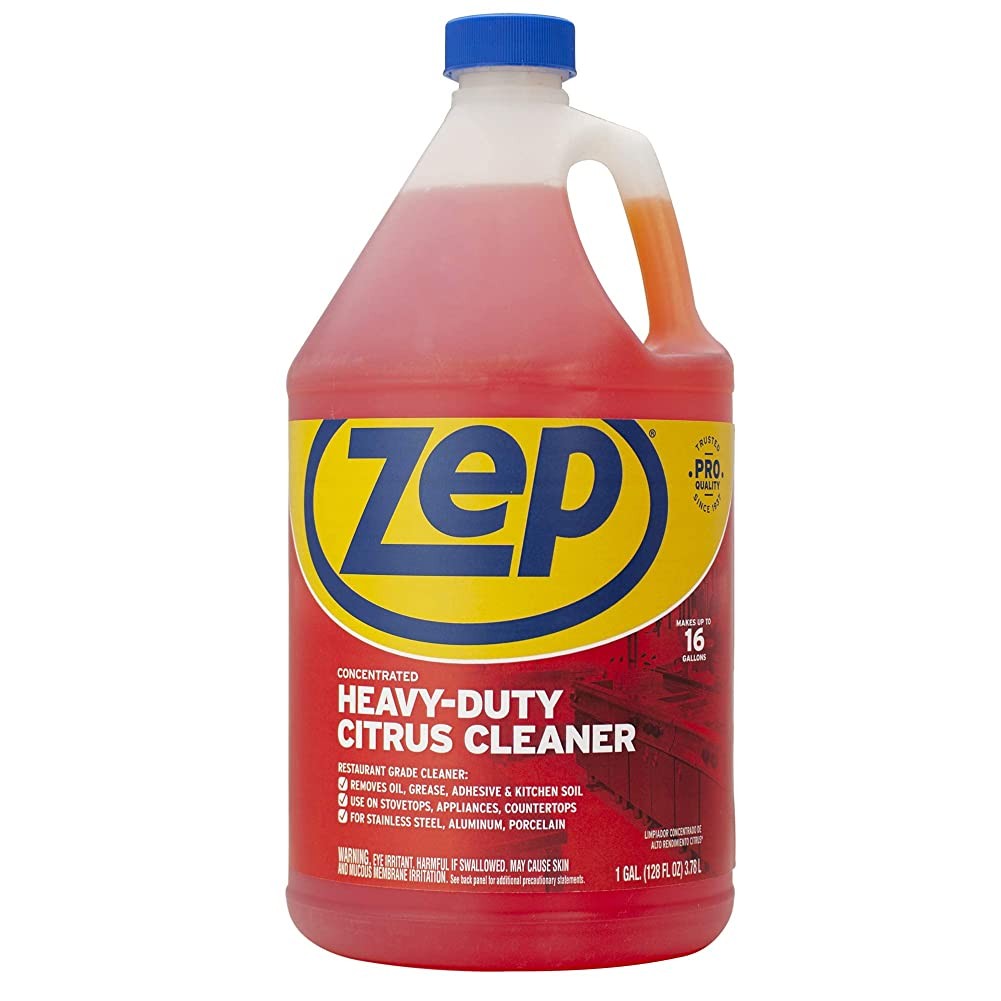 Zep Heavy-Duty Citrus Degreaser 1 Gal (Case of 4) and Cleaner Concentrate