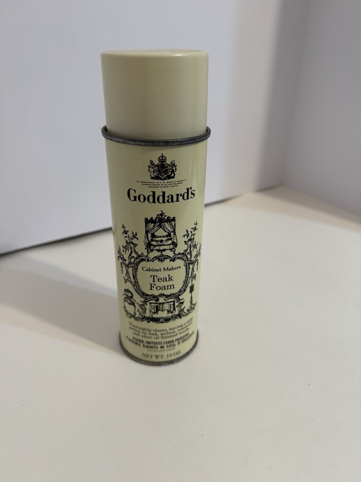 Goddards Teak Foam Cleaner Vintage Cabinet Makers 10 Oz