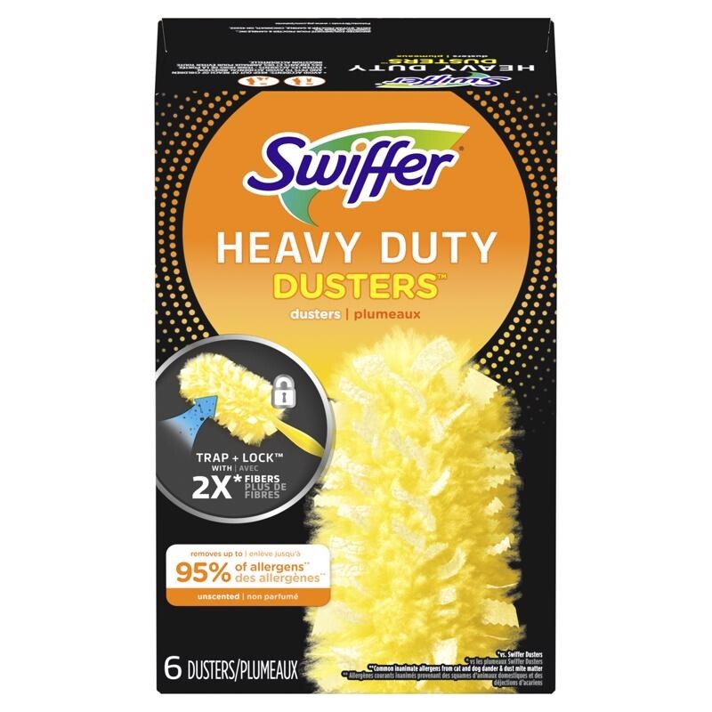 Swiffer 360 Heavy Duty Dusters Microfiber Heavy Duty Duster Refill 6 pack