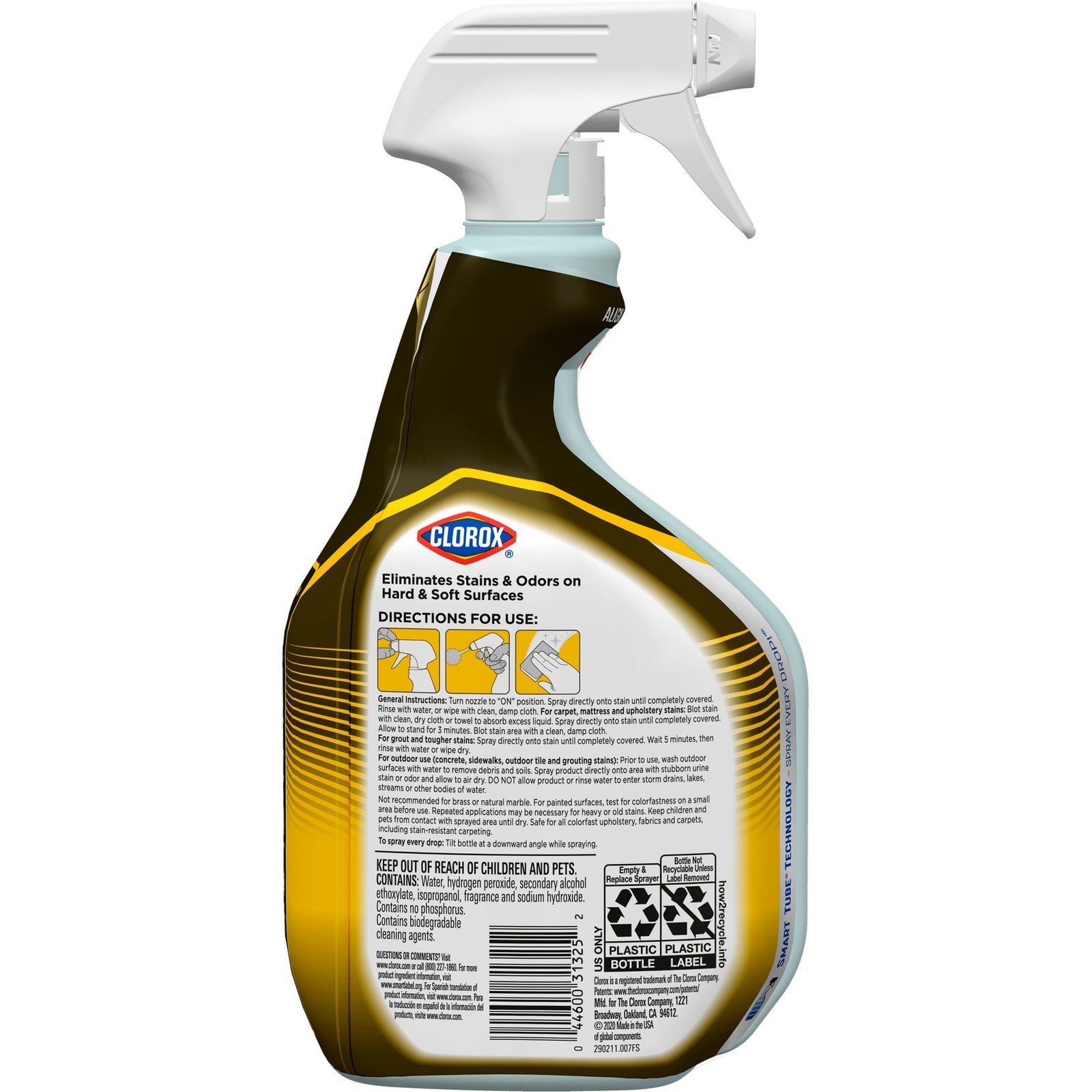Urine Remover for Stains and Odors Spray Bottle 32 oz Stain and Odor Elimination